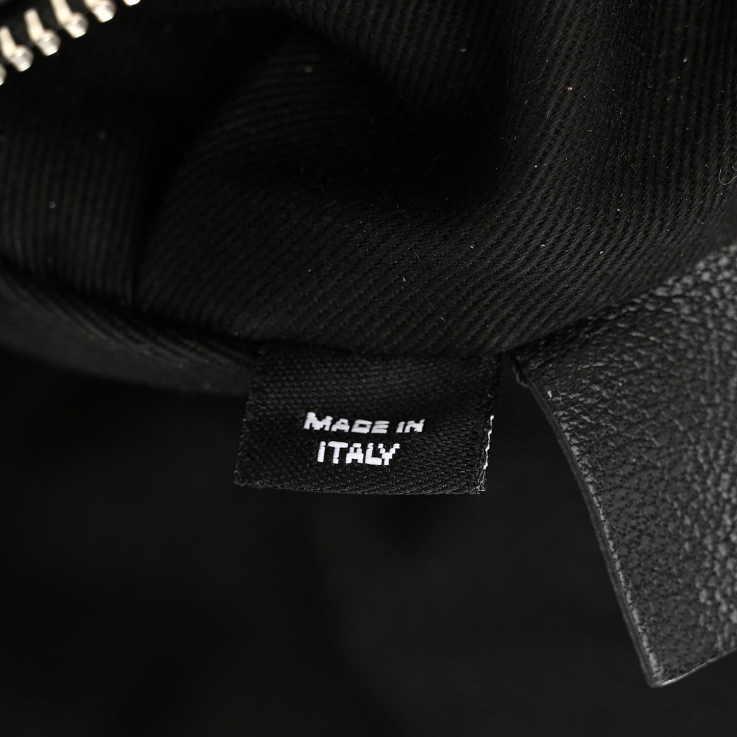 Calfskin Quilted Waist Belt Bag Black