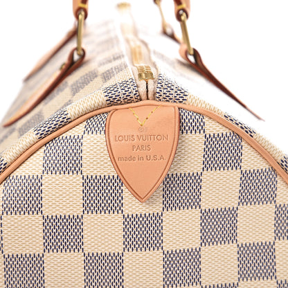 Louis Vuitton Damier Azur Speedy 30 7 of 7