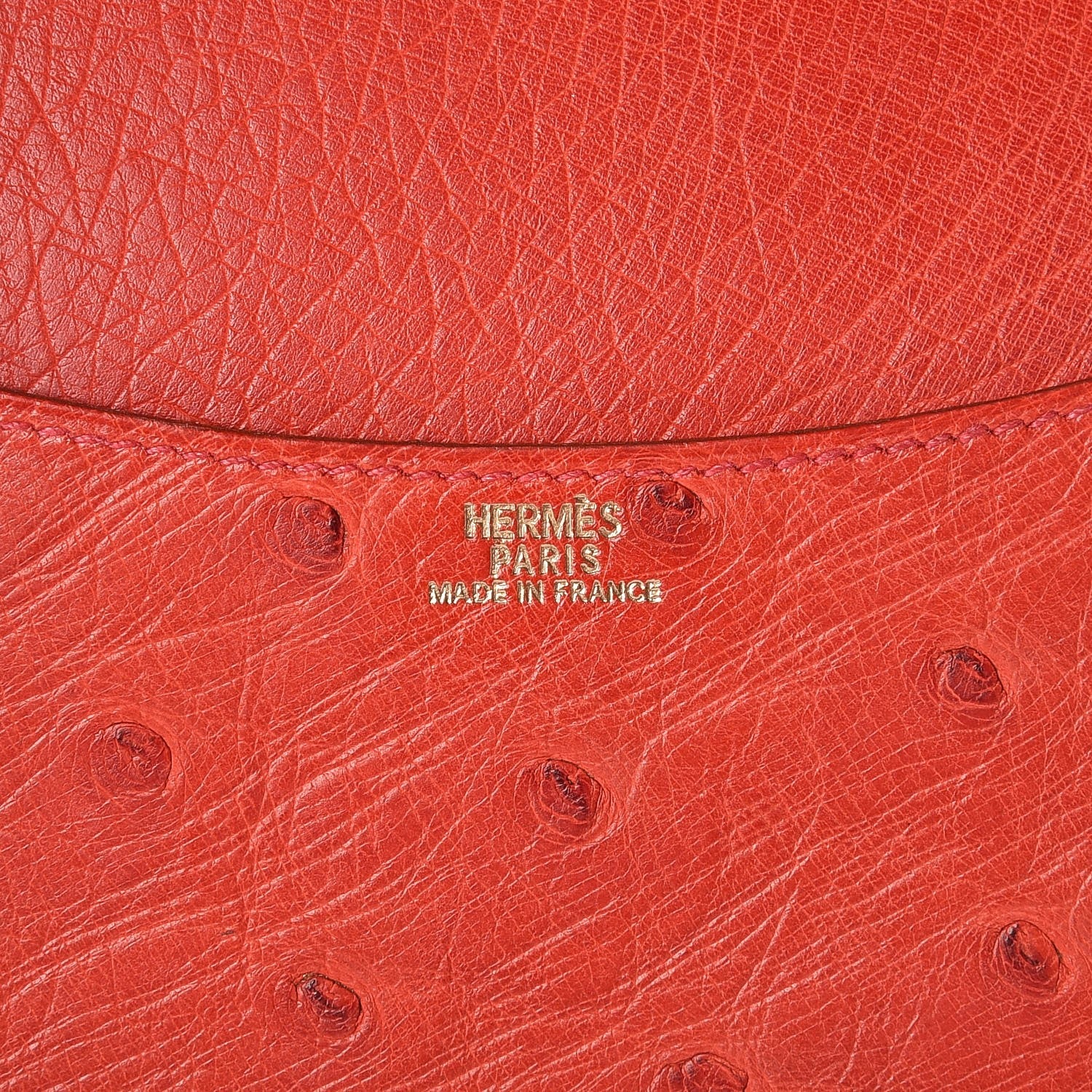 Hermes Ostrich Globe Trotter Agenda Cover PM Rouge Vif 6 of 8