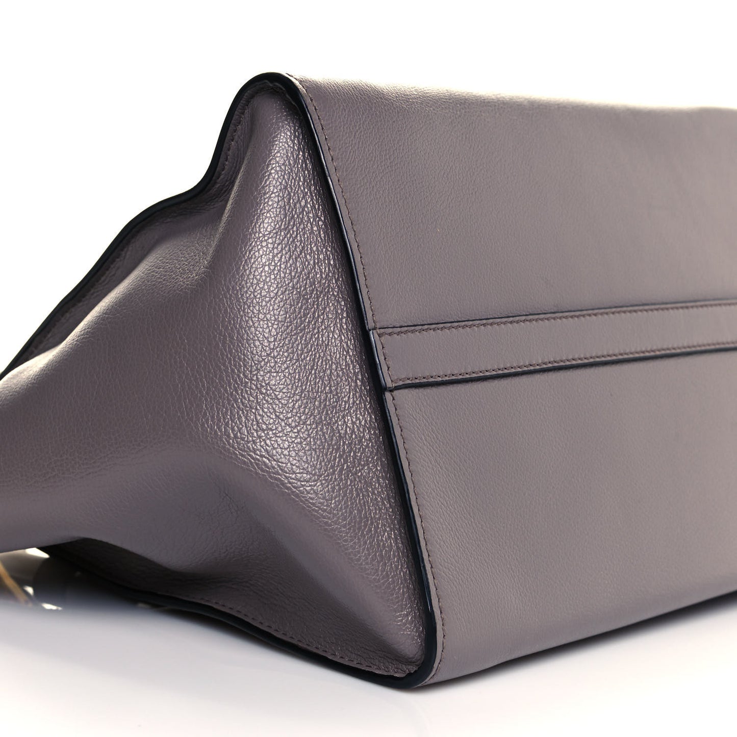 Glace Calf Twin Pocket Tote Argilla