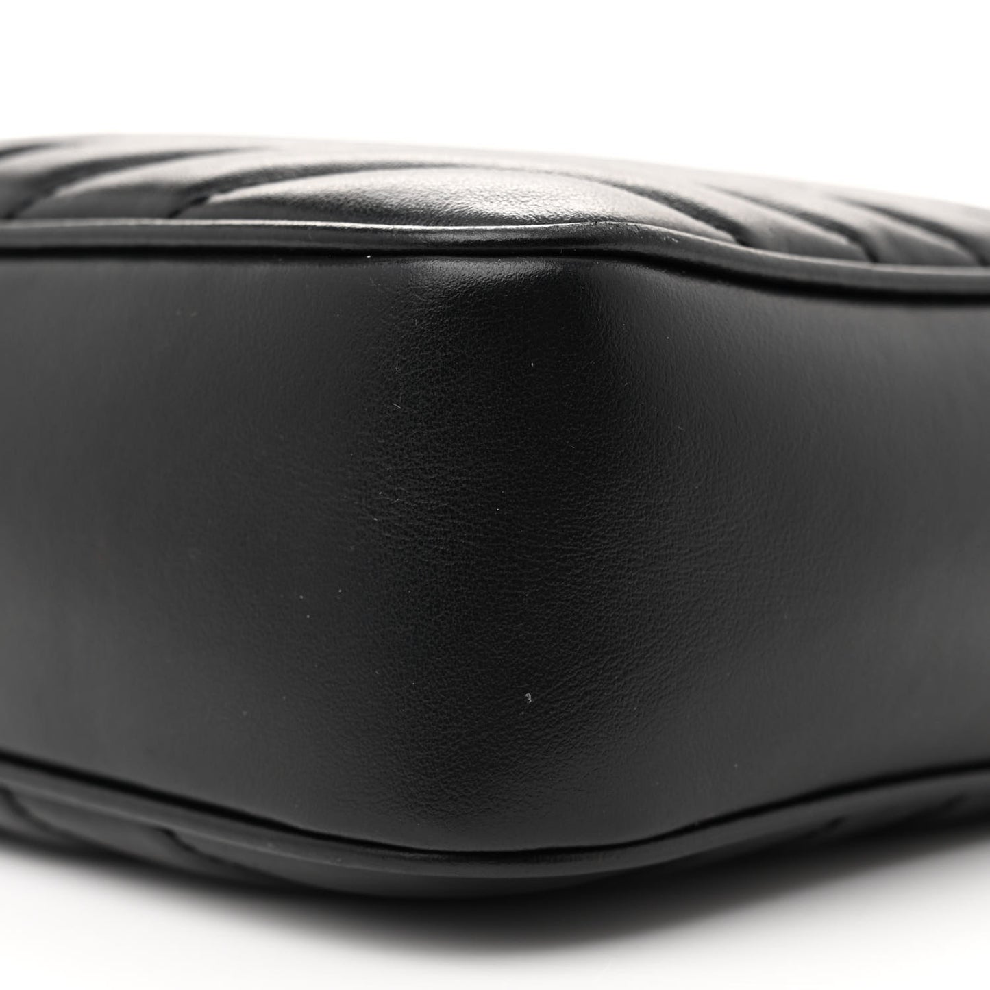 Calfskin Matelasse Monogram Lou Camera Bag Black