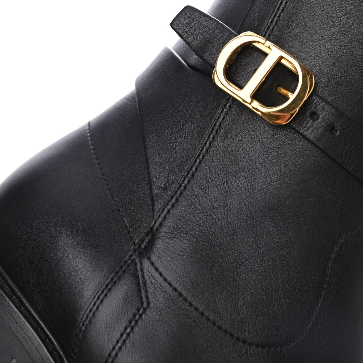 Calfskin Empreinte Ankle Boot 37 Black