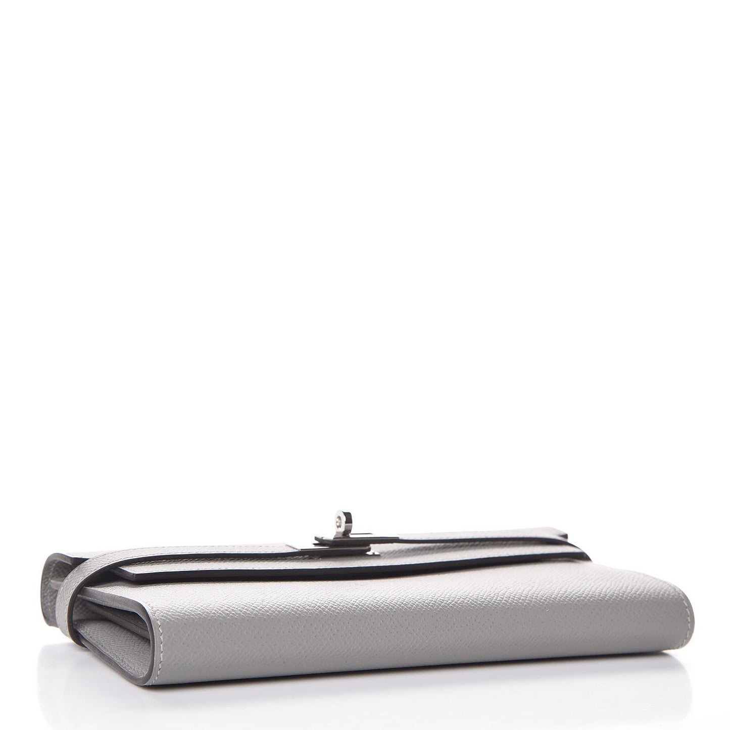 Epsom Kelly Longue Wallet Gris Mouette