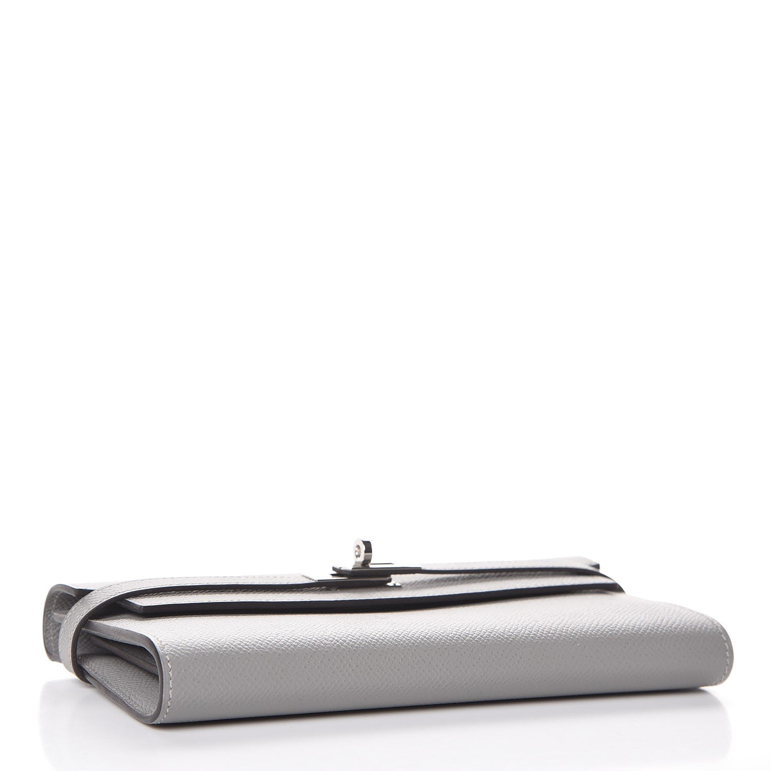 Hermes Epsom Kelly Longue Wallet Gris Mouette 4 of 9