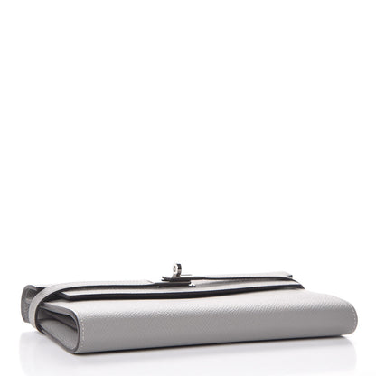 Hermes Epsom Kelly Longue Wallet Gris Mouette 4 of 9
