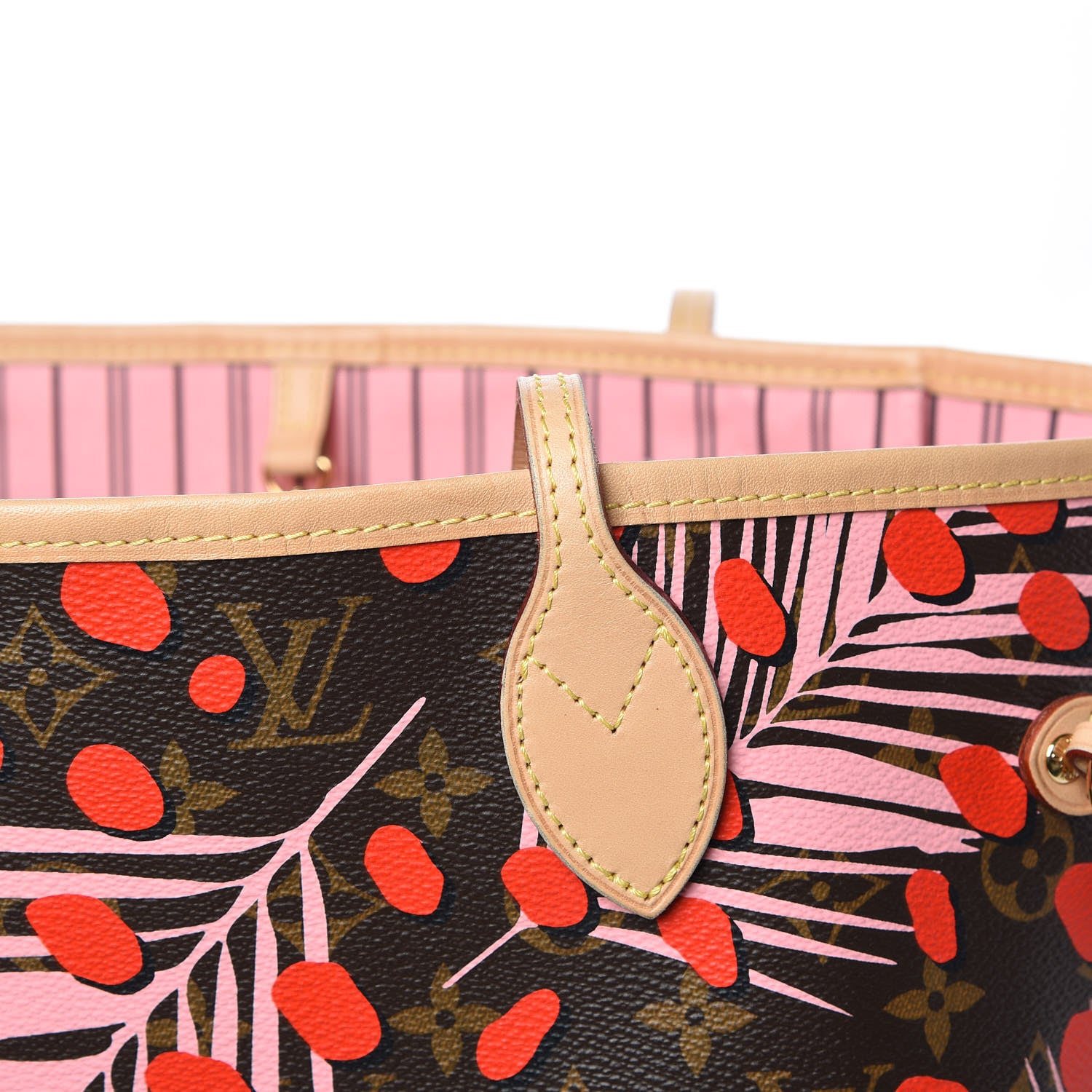 Louis Vuitton Monogram Jungle Dots Neo Neverfull MM Sugar Pink Poppy 11 of 24