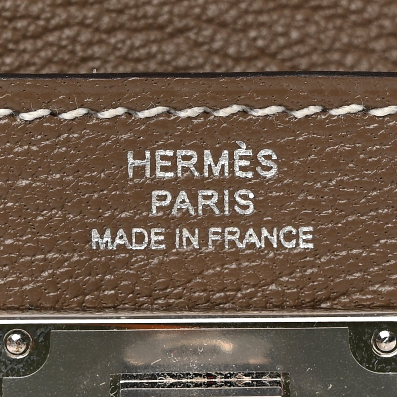 Hermes Chevre Chandra Kelly Pocket Compact Wallet Etoupe 6 of 11