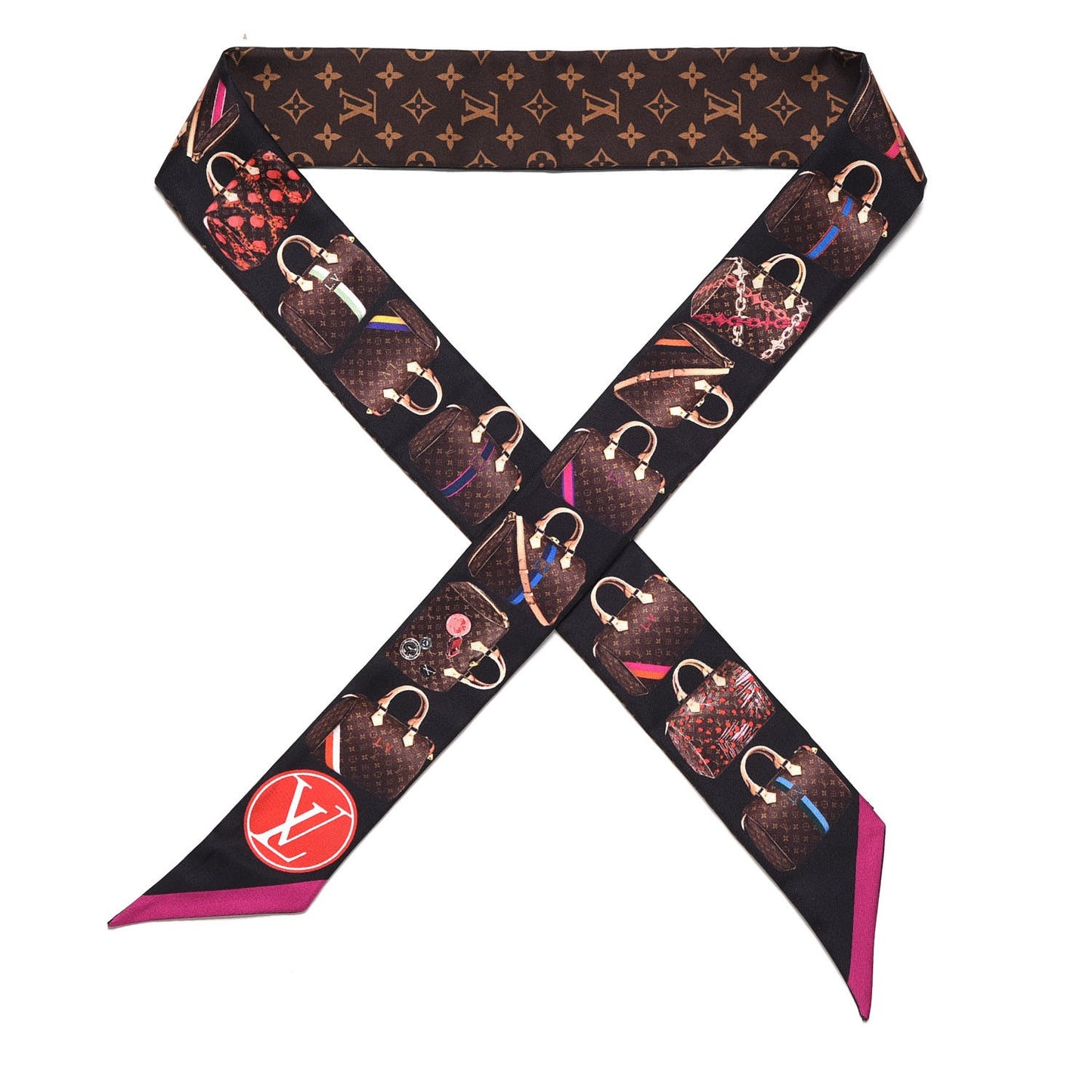 Silk Monogram Tribute to Speedy BB Bandeau