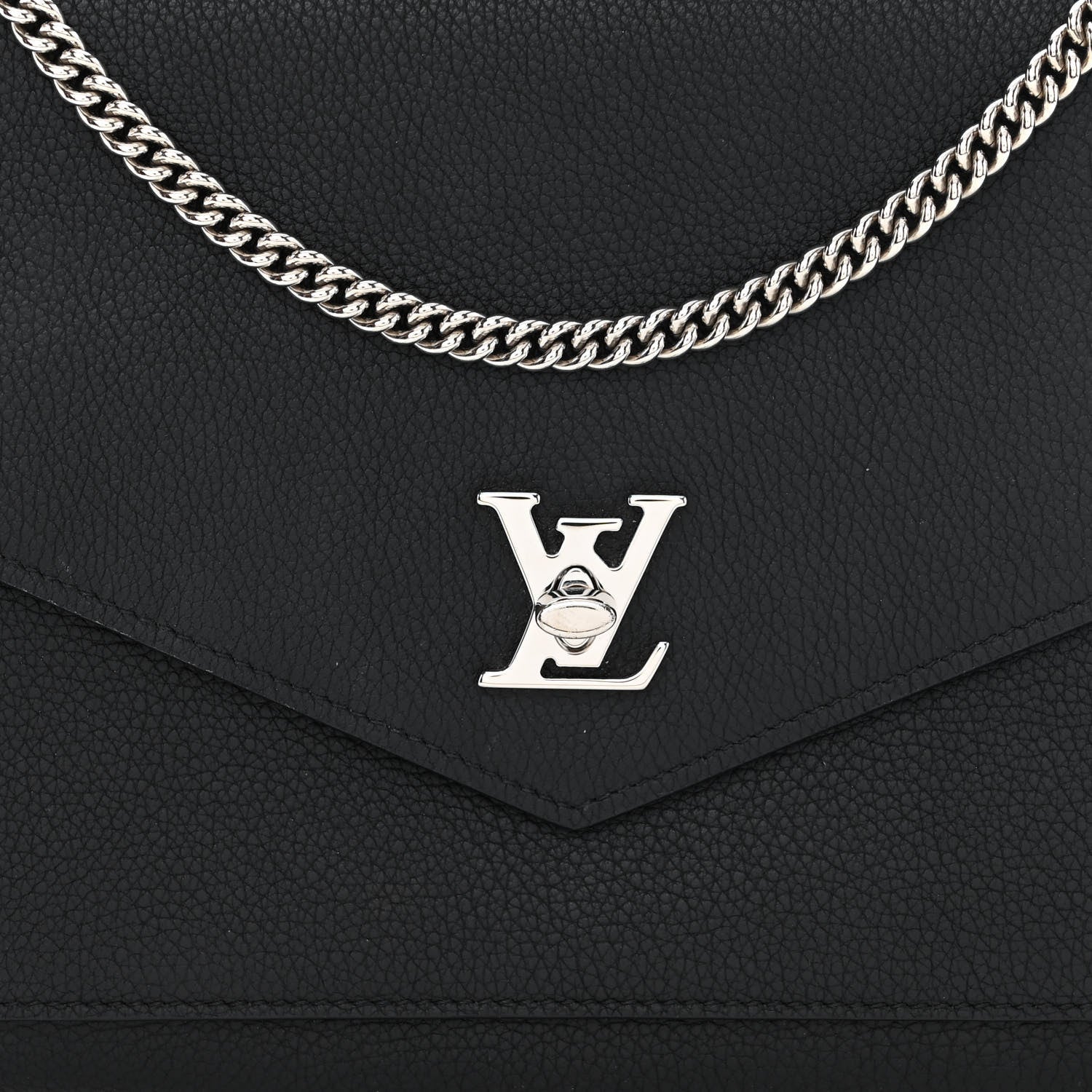 Louis Vuitton Soft Calfskin My Lockme Pochette Black 8 of 10