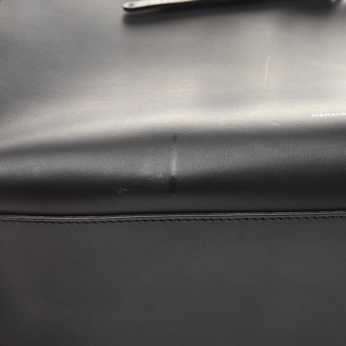 Vegetable Tanned Calfskin Sun Bag Black
