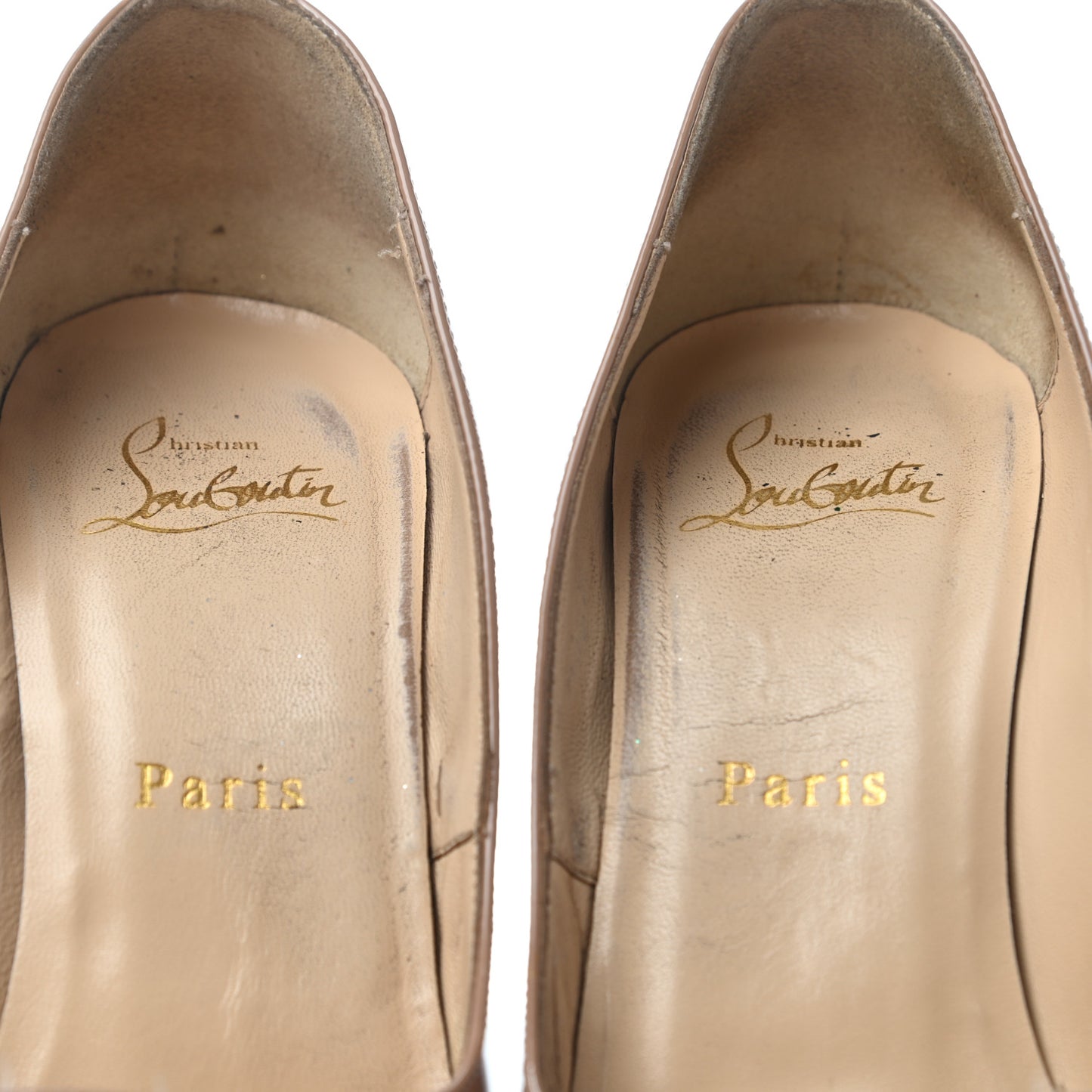 Patent Lady Peep 150 Pumps 36 Nude