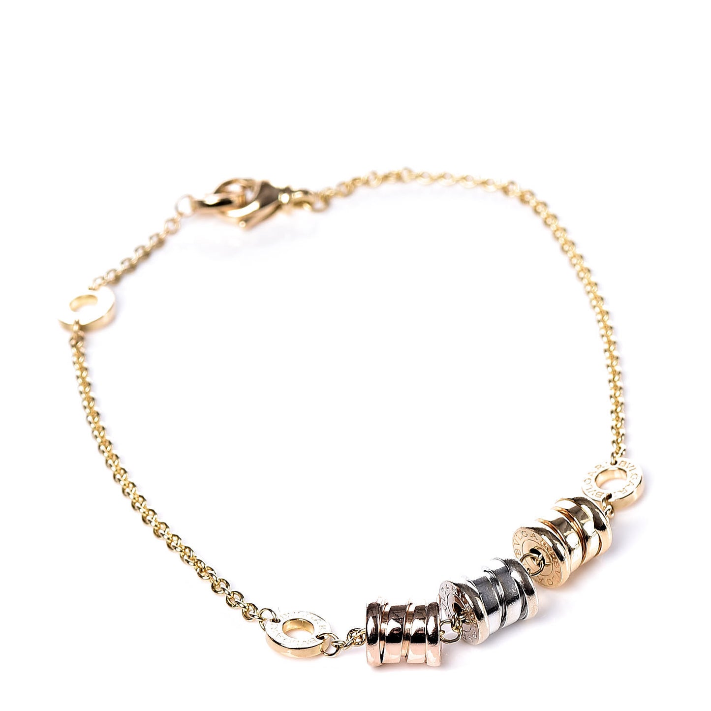 18K Yellow Rose White Gold B.Zero1 Bracelet