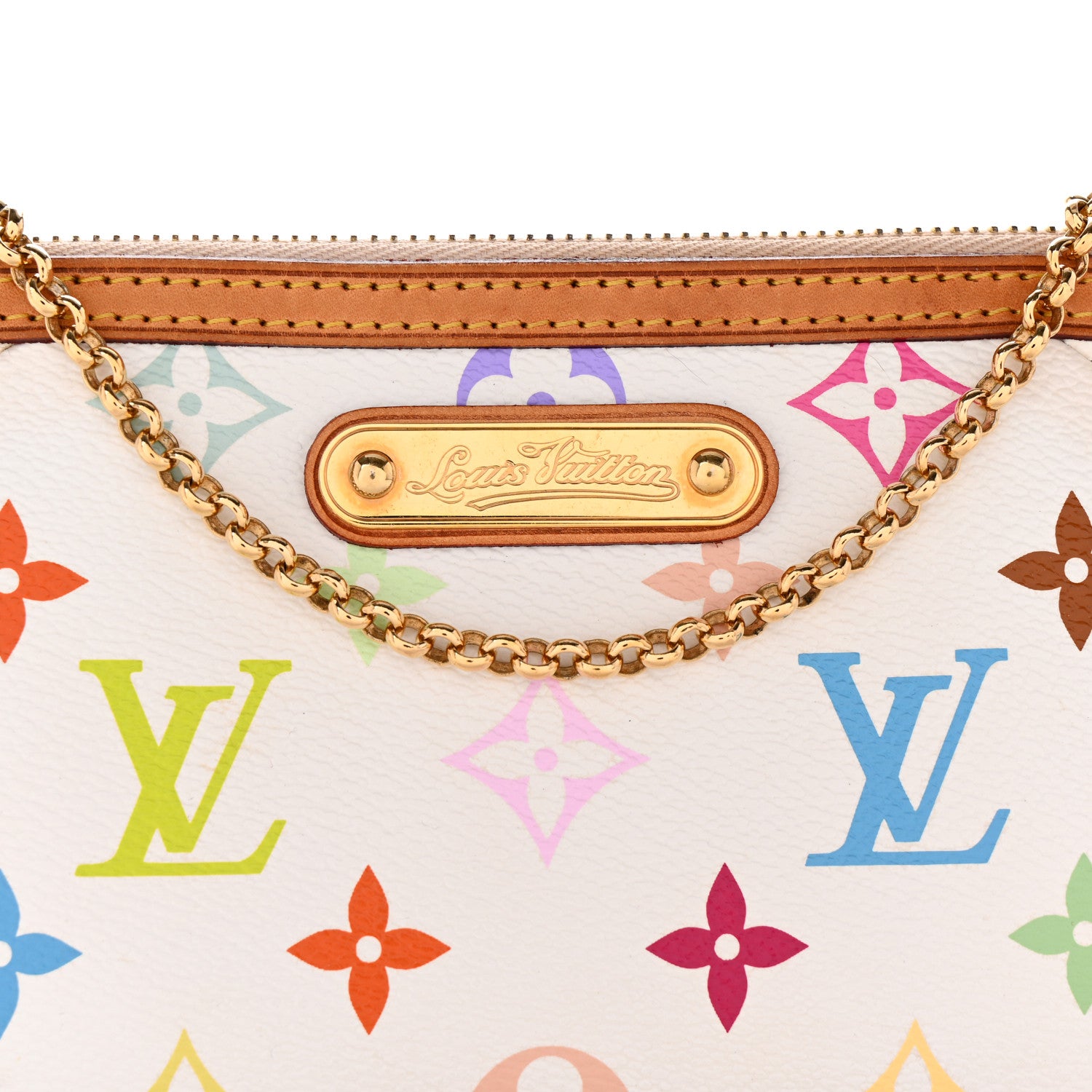 Louis Vuitton Monogram Multicolor Pochette Milla MM White 8 of 10