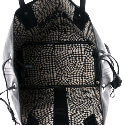 MCM Visetos Medium Liz Reversible Shopper Tote Black 7 of 24