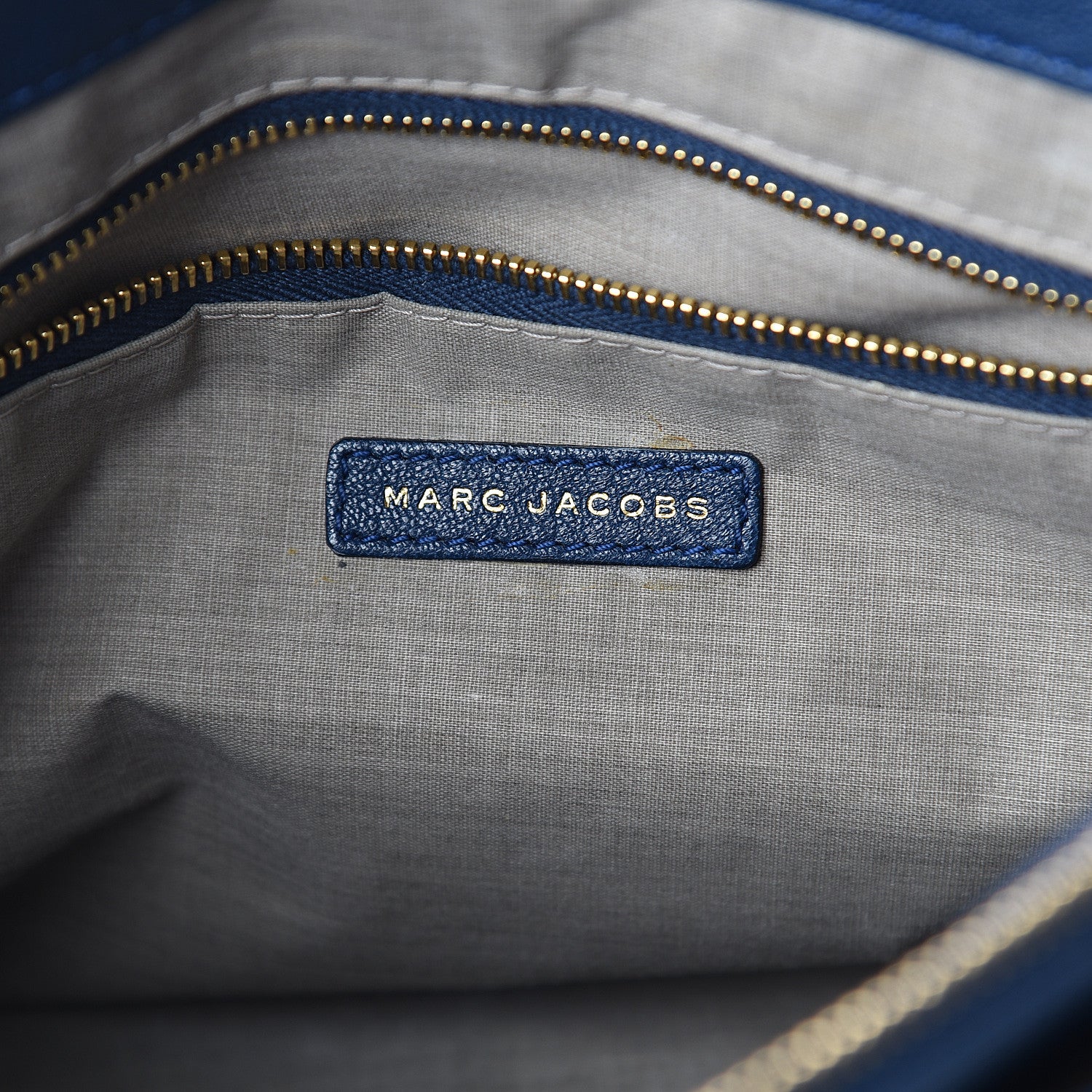 Marc Jacobs Lambskin Quilted The XL Single Flap Navy 5 of 7