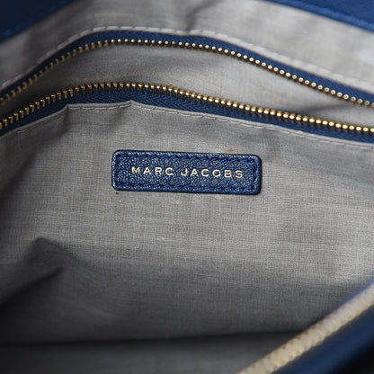 Marc Jacobs Lambskin Quilted The XL Single Flap Navy 5 of 7