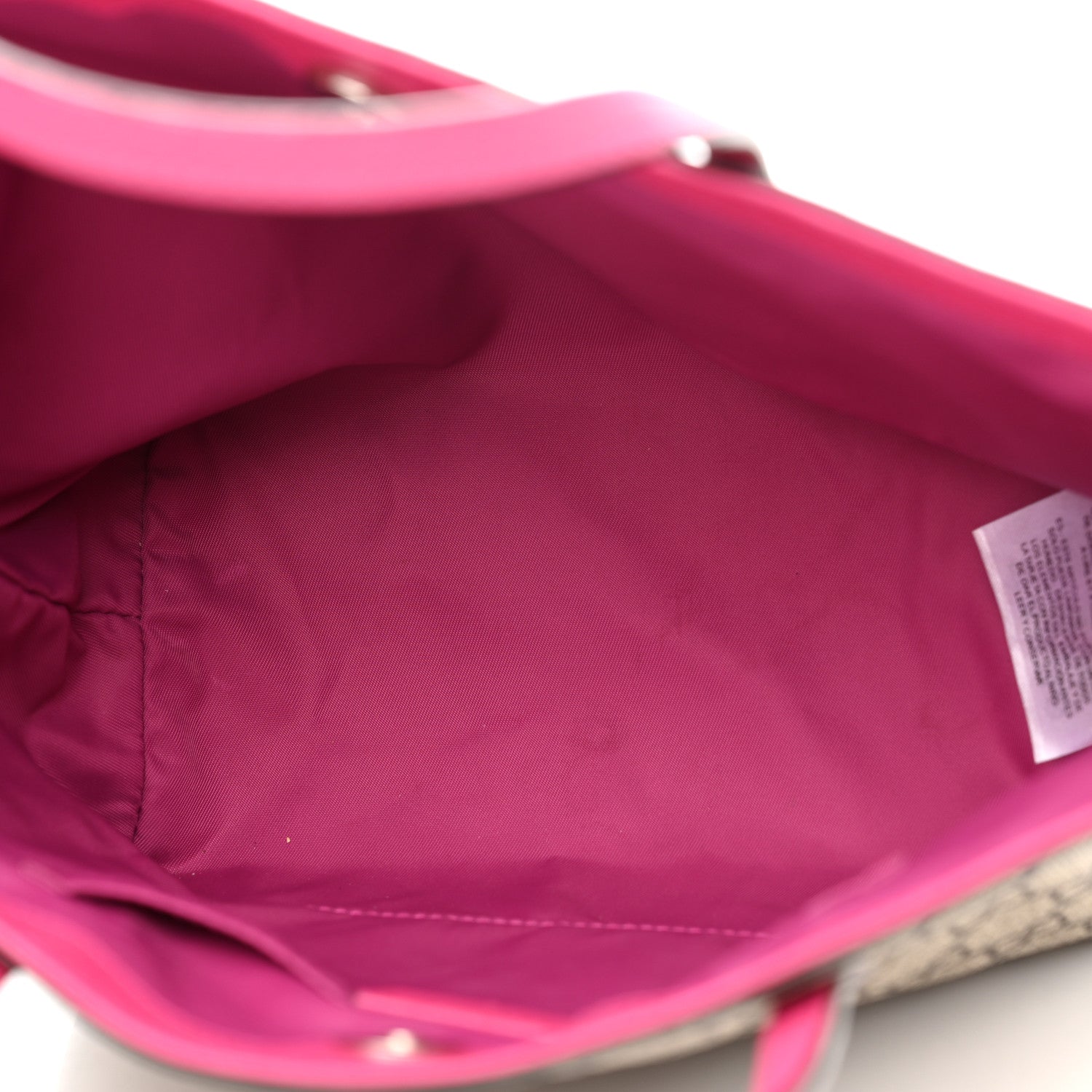 Gucci GG Supreme Monogram Childrens Deer Tote Pink 5 of 11