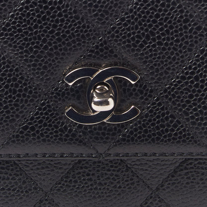 Chanel Caviar Quilted Jumbo Kelly Flap Black 8 of 10