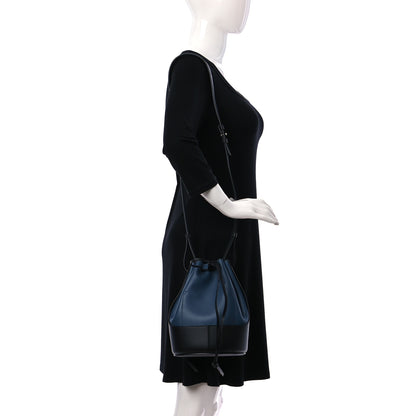 Loewe Calfskin Small Balloon Bucket Bag Indigo Dye Black 2 of 8