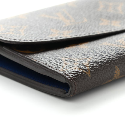 Louis Vuitton Monogram Emilie Wallet Blue 11 of 13