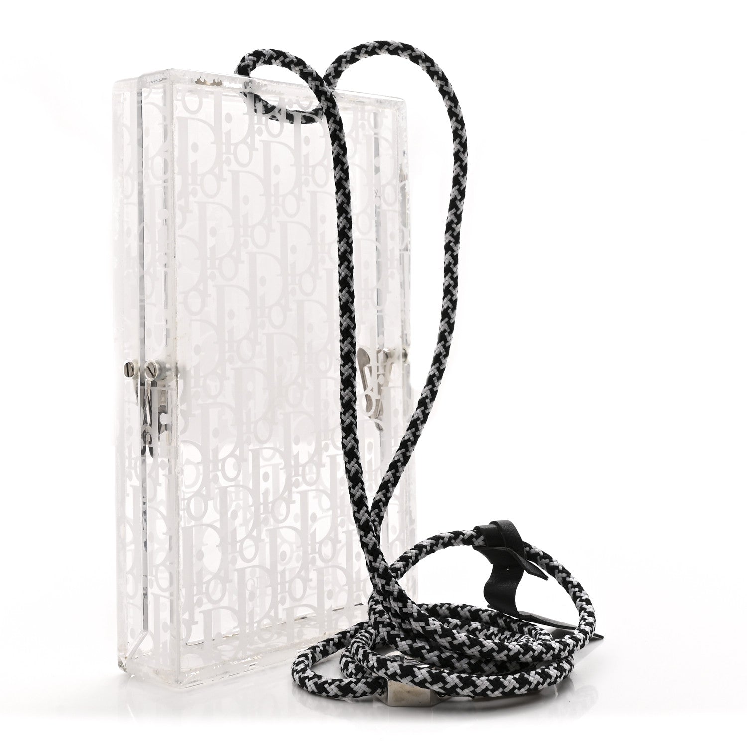 Christian Dior Plexiglass Vertical Pouch Translucent 1774444