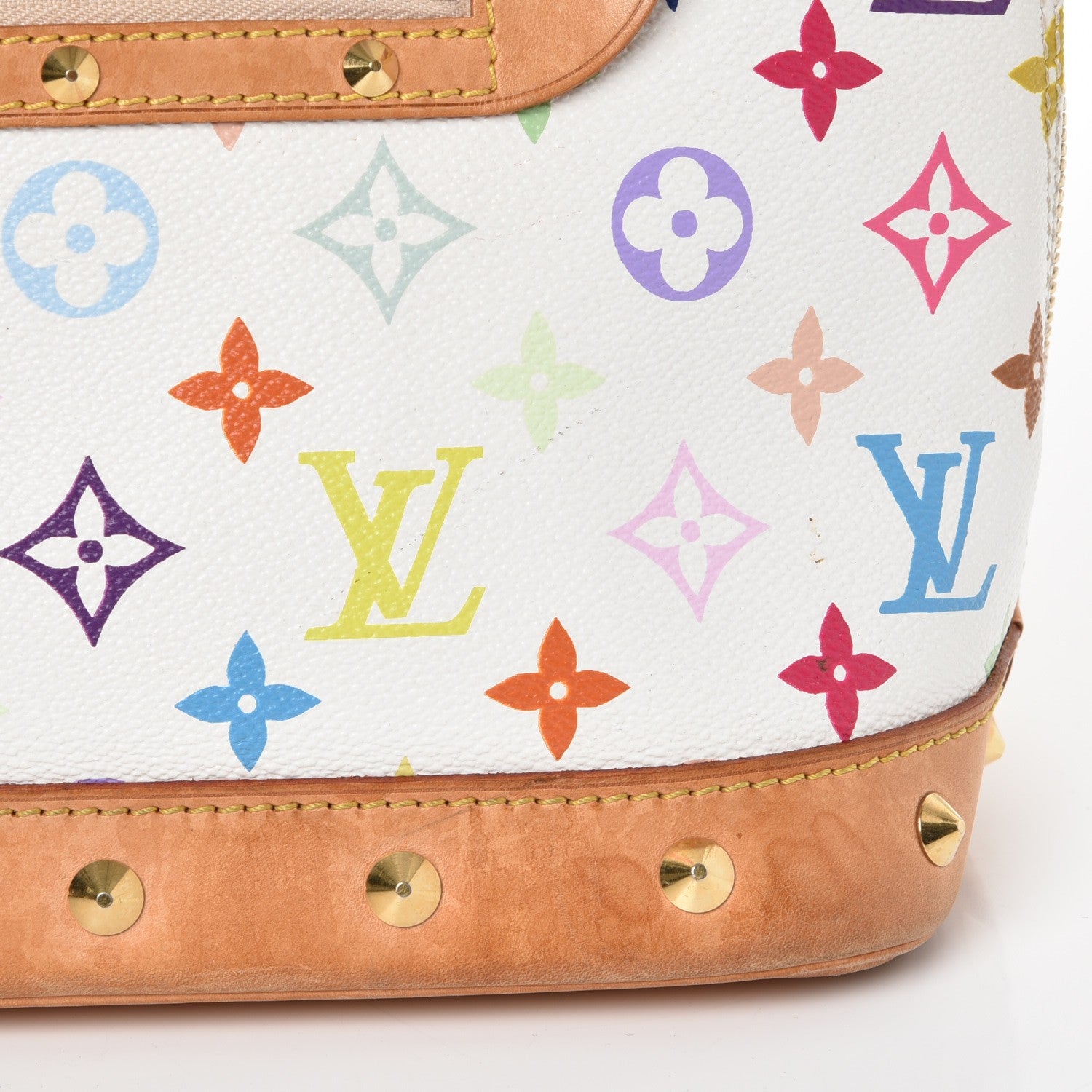 Louis Vuitton Monogram Multicolor Alma White 15 of 19