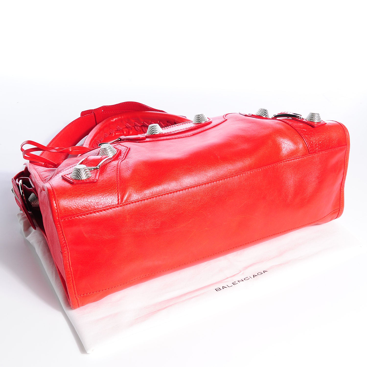 Balenciaga Agneau Giant 21 Silver Hardware City Vermillion 7 of 13