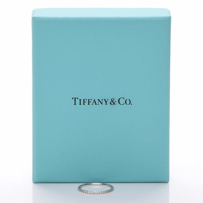 Tiffany 18K White Gold Diamond Metro Ring 7 4 of 4