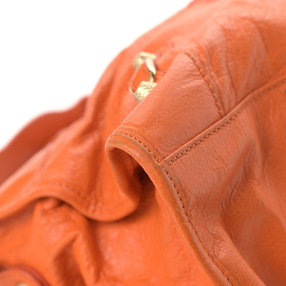 Balenciaga Agneau Giant 12 Gold Hardware Part Time Tangerine 7 of 13