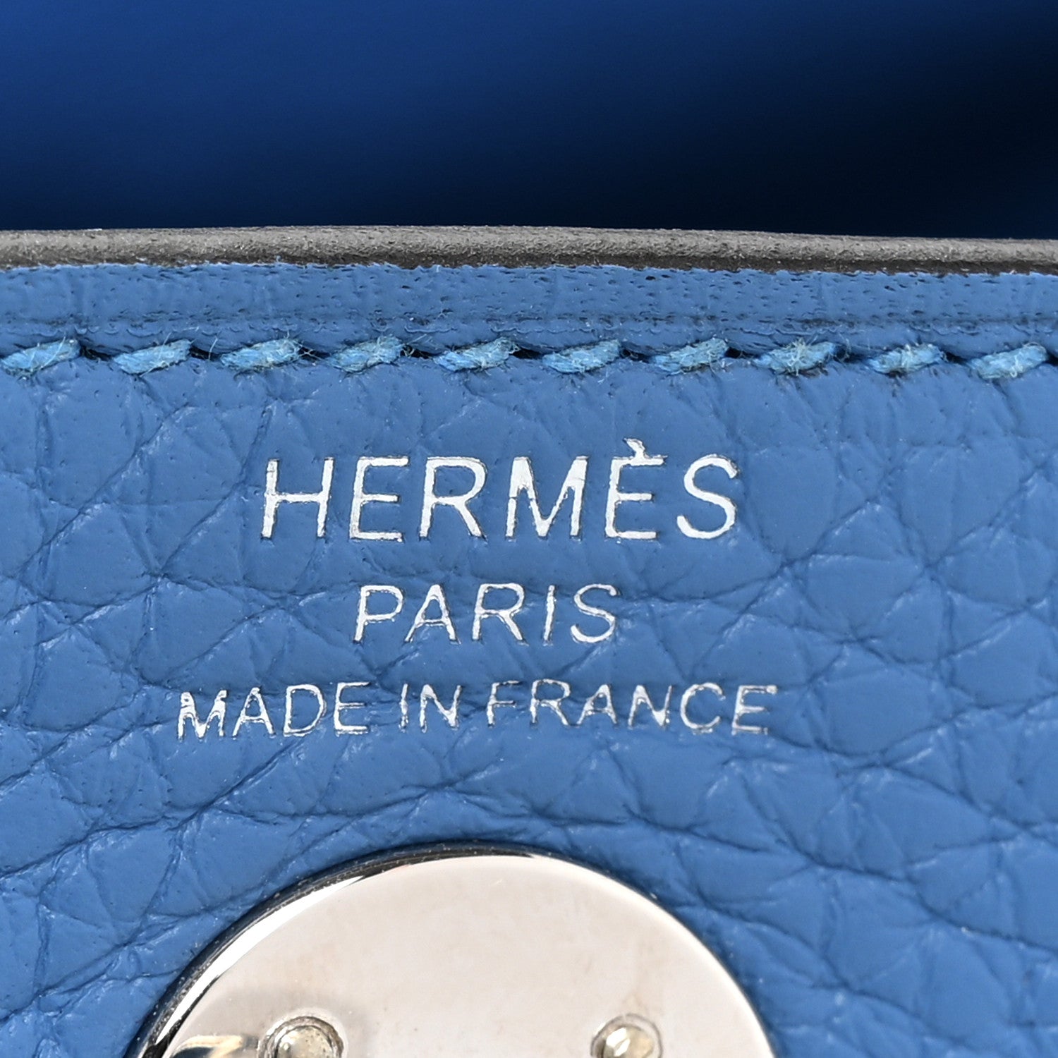 Hermes Taurillon Clemence Mini Lindy 20 Mykonos 6 of 10