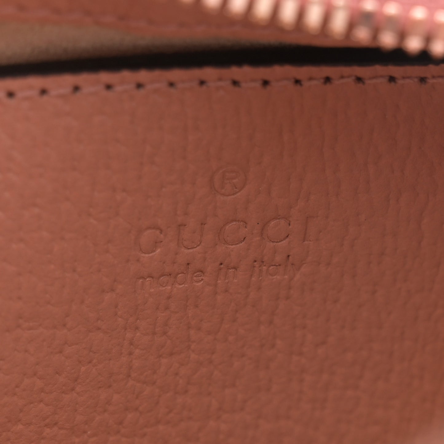 Monogram Textured Dollar Calfskin Small Ophidia Hobo Cloche Rose Pink