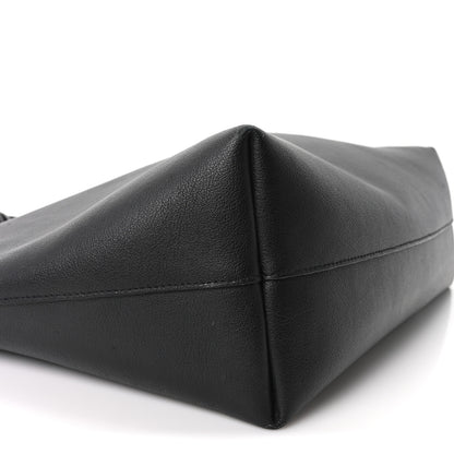 Saint Laurent Calfskin Large Shopping Tote Black 9 of 10