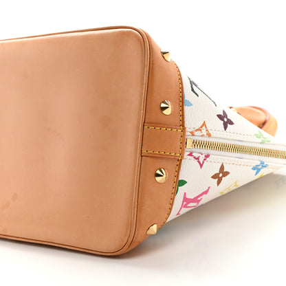 Louis Vuitton Monogram Multicolor Alma White 8 of 10