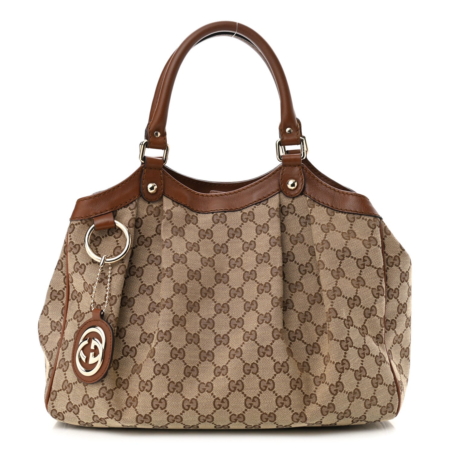 Gucci Monogram Medium Sukey Tote Brown 1 of 10