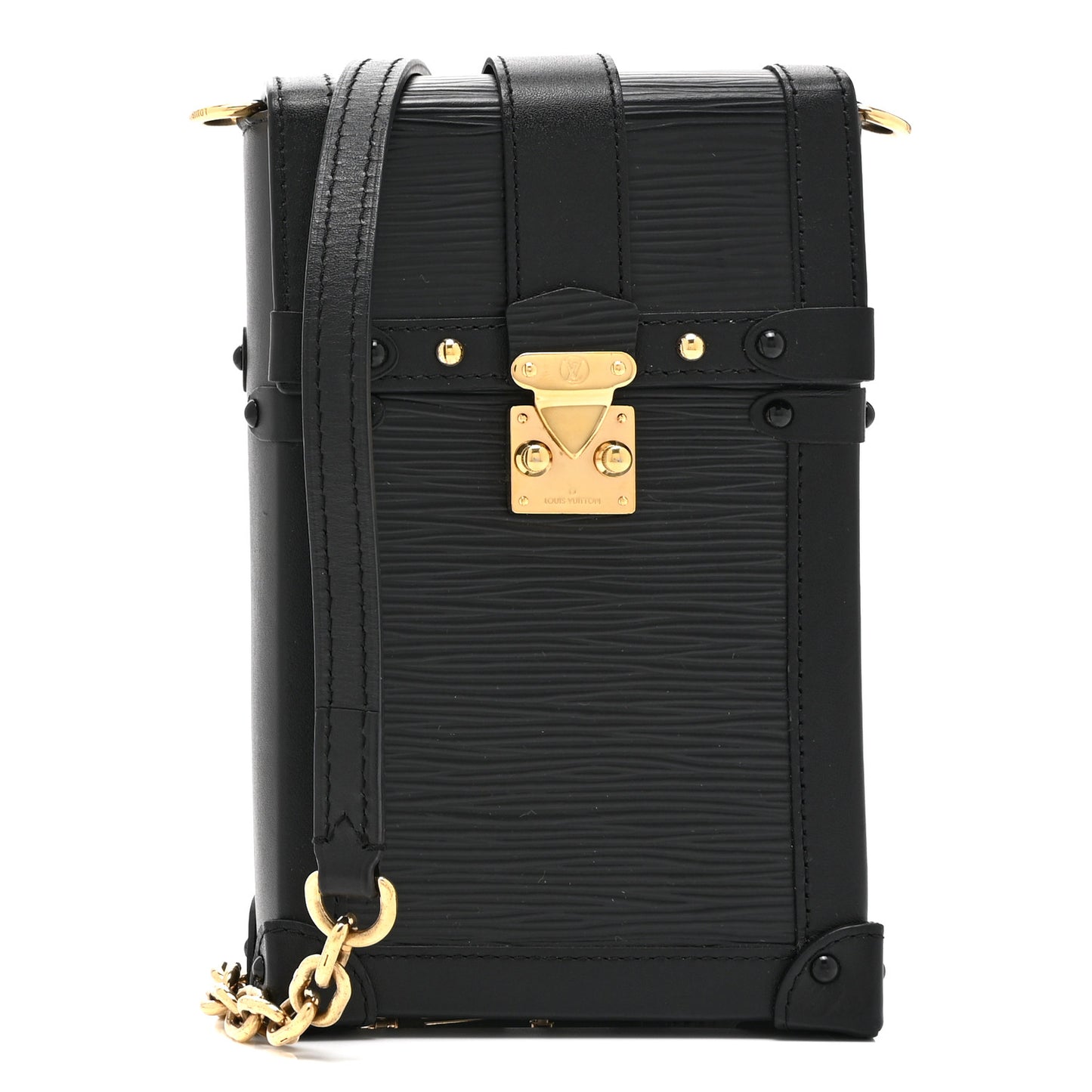 Epi Pochette Trunk Verticale Black