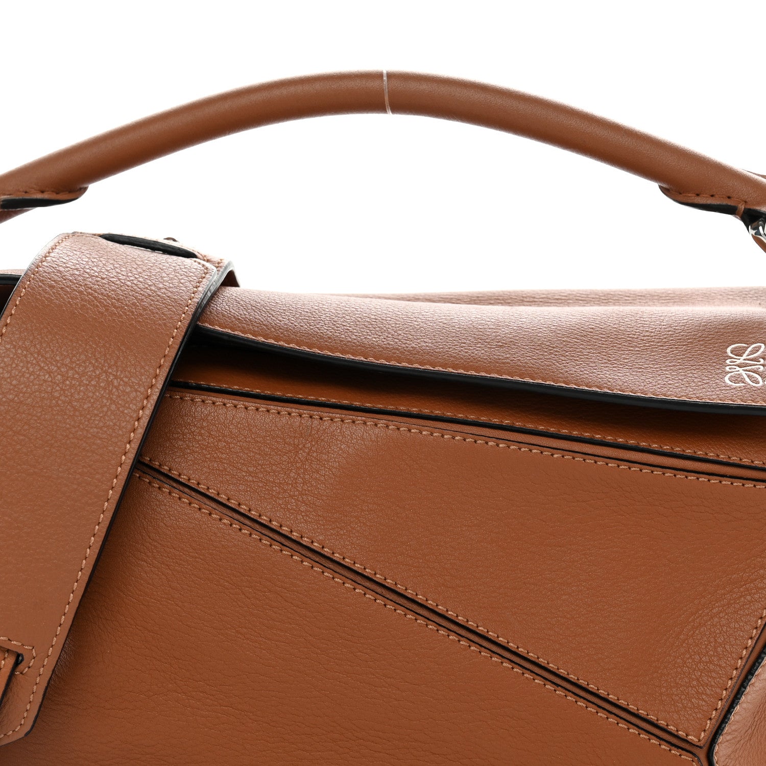 Loewe Calfskin Small Puzzle Bag Tan 7 of 11