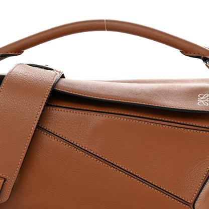 Loewe Calfskin Small Puzzle Bag Tan 7 of 11