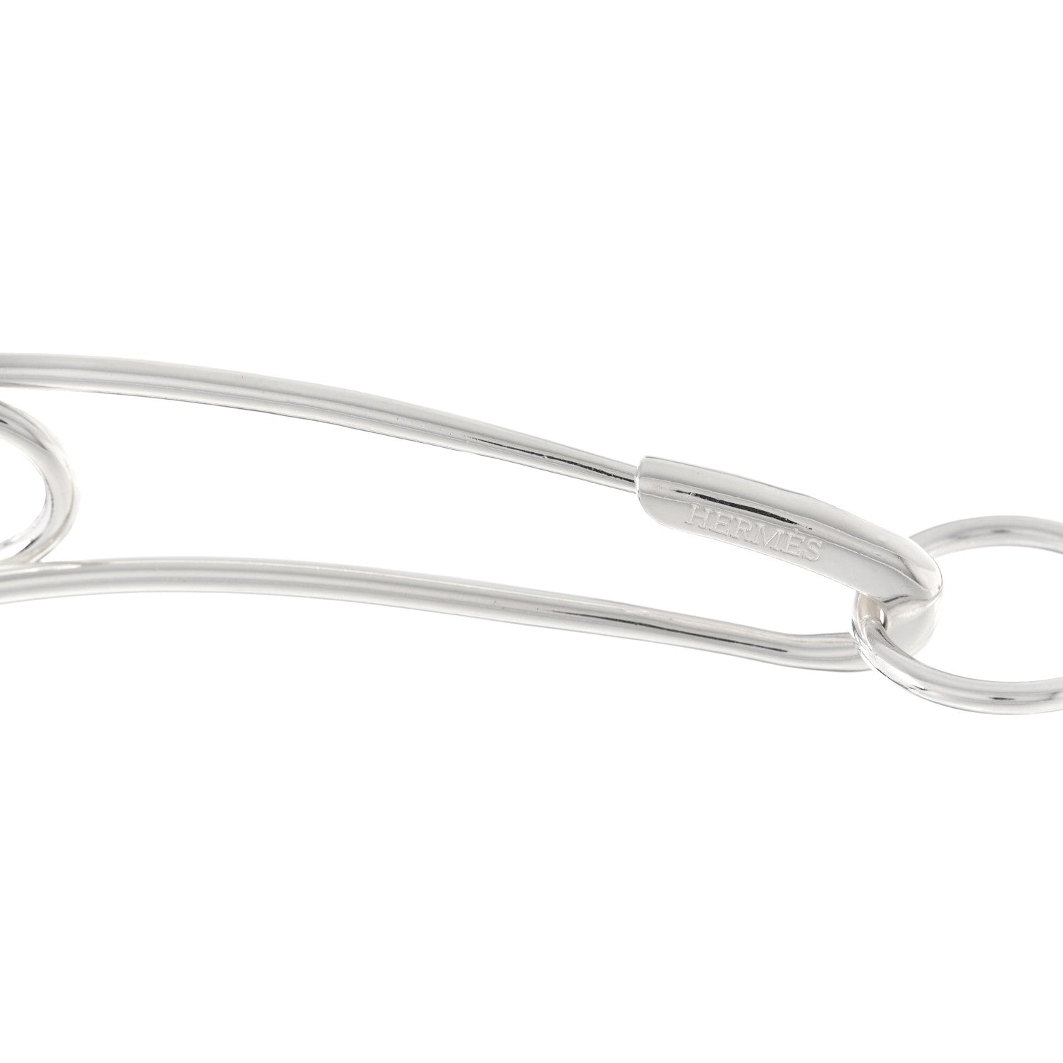 Hermes Sterling Silver Chaine d'Ancre Punk Long Necklace 4 of 6