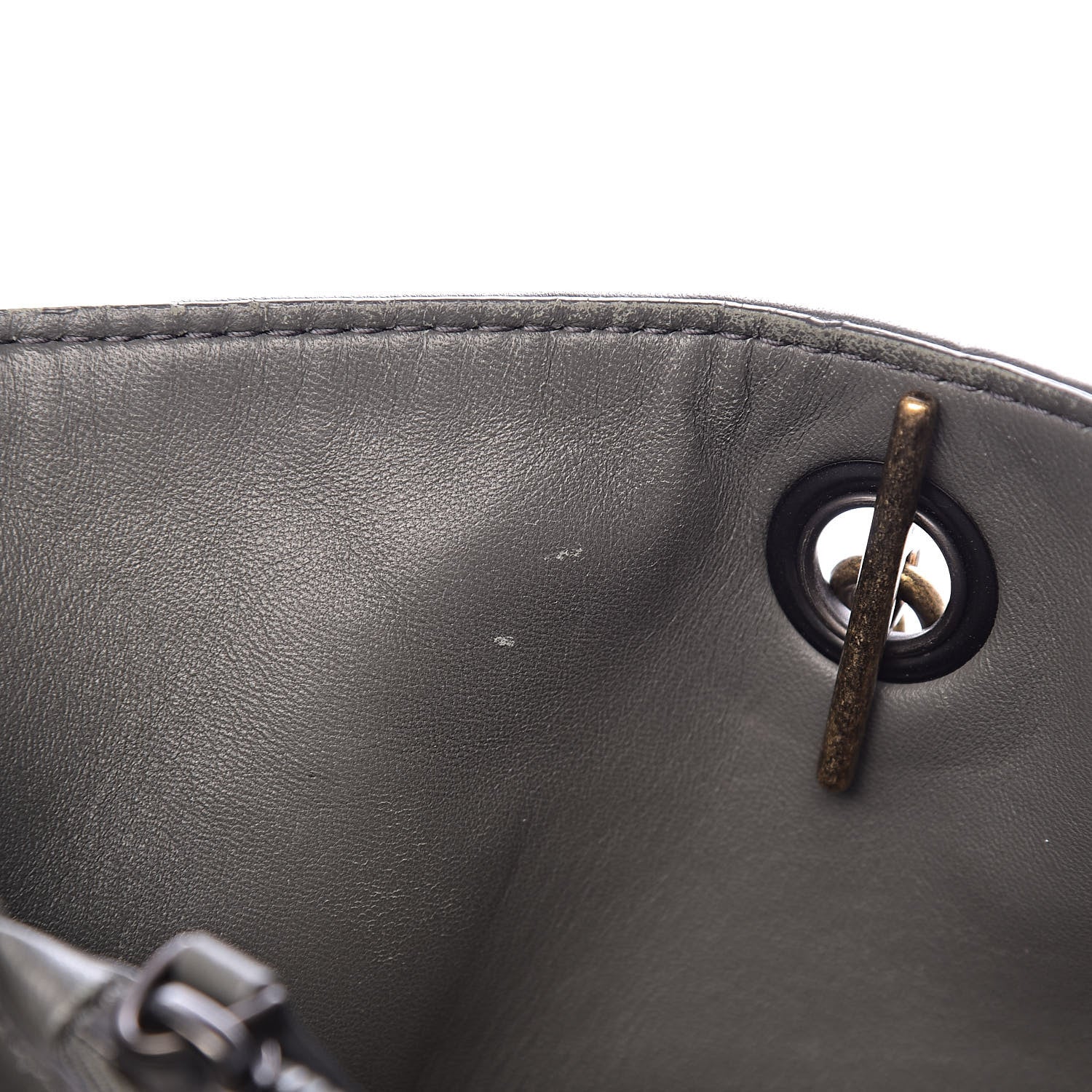 Bottega Veneta Nappa Intrecciato Large Classic Chain Strap Tote Light Grey 9 of 16