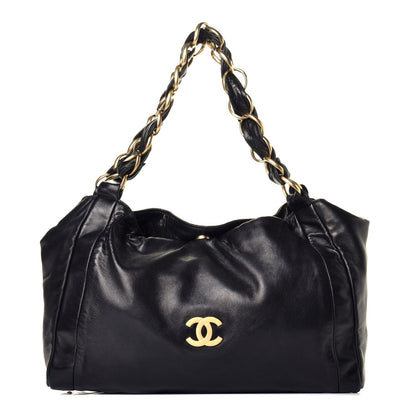 Chanel Lambskin Small Olsen Shoulder Bag Black 1 of 8