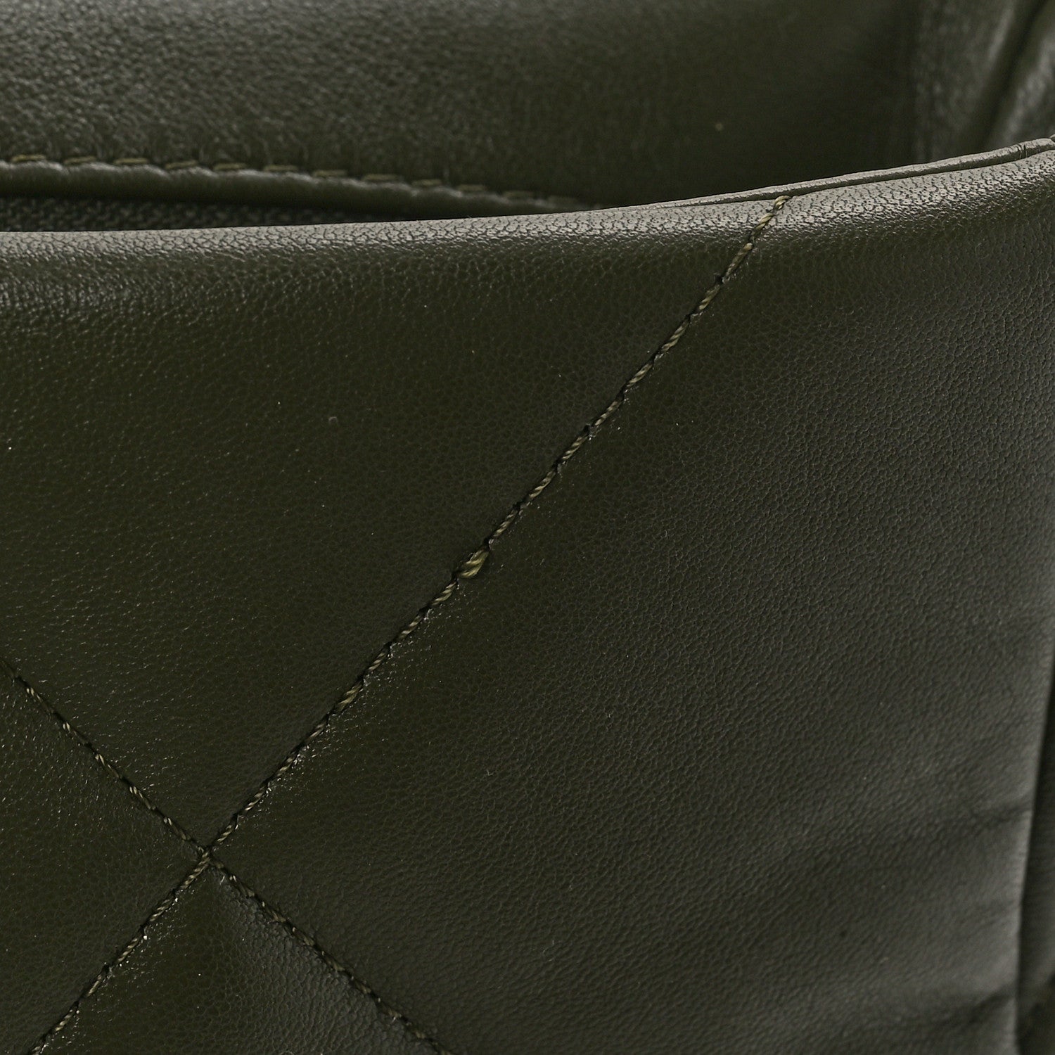 Chanel Lambskin Quilted Medium Chanel 19 Flap Khaki 10 of 10