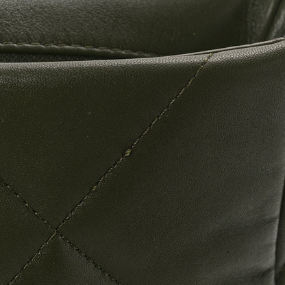 Chanel Lambskin Quilted Medium Chanel 19 Flap Khaki 10 of 10