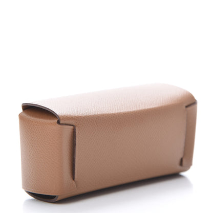 Hermes Grained Madame Calfskin Lipstick Case with Mirror Gold 3 of 8