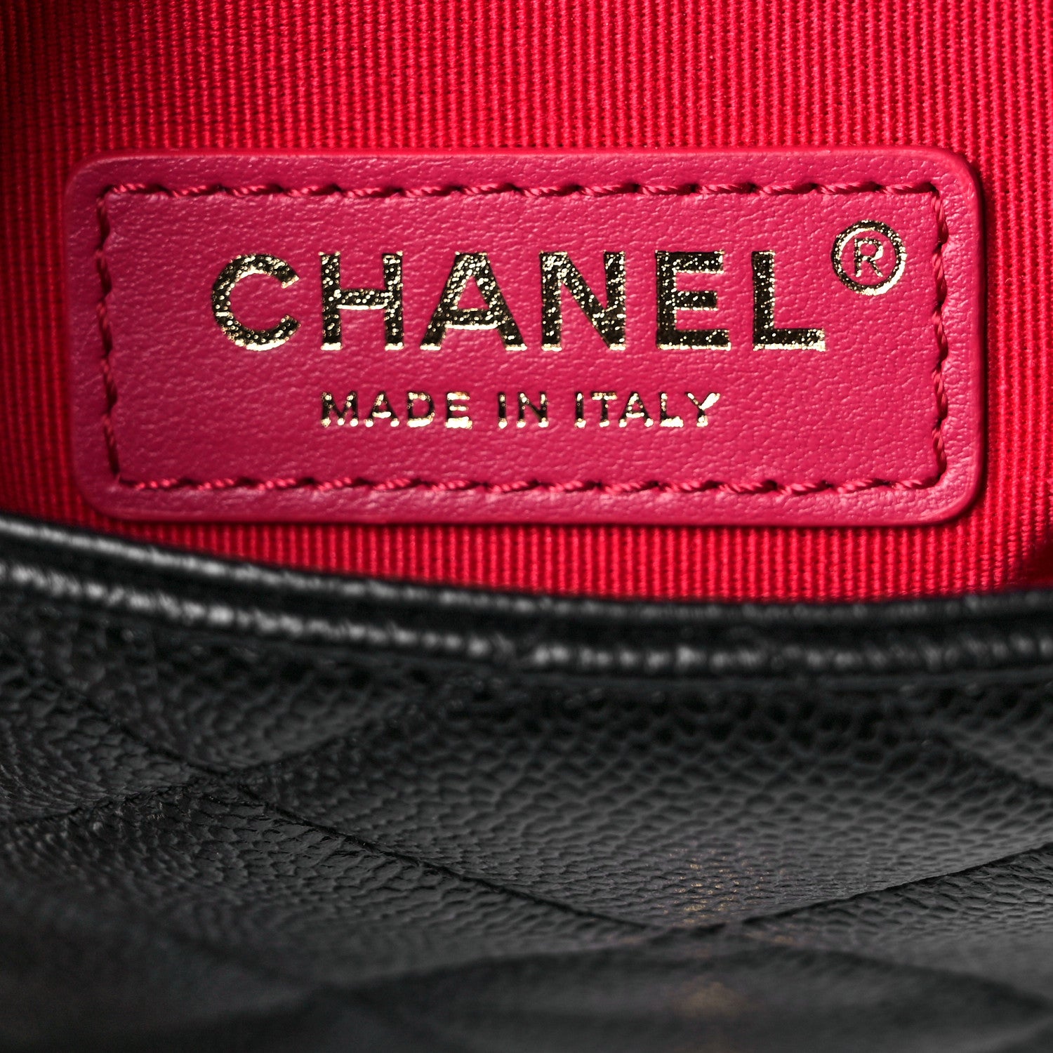 Chanel Shiny Caviar Quilted Small Chain Melody Flap Black 6 of 10