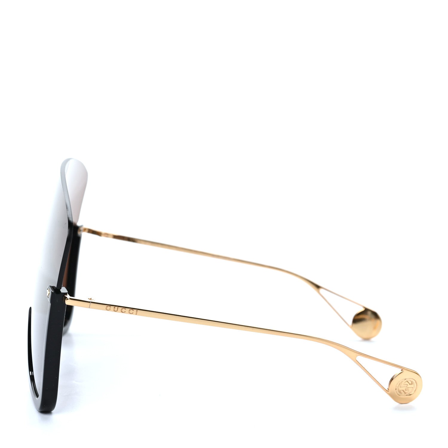 Gucci Oversized Aviator Sunglasses GG0540S Black 3 of 8