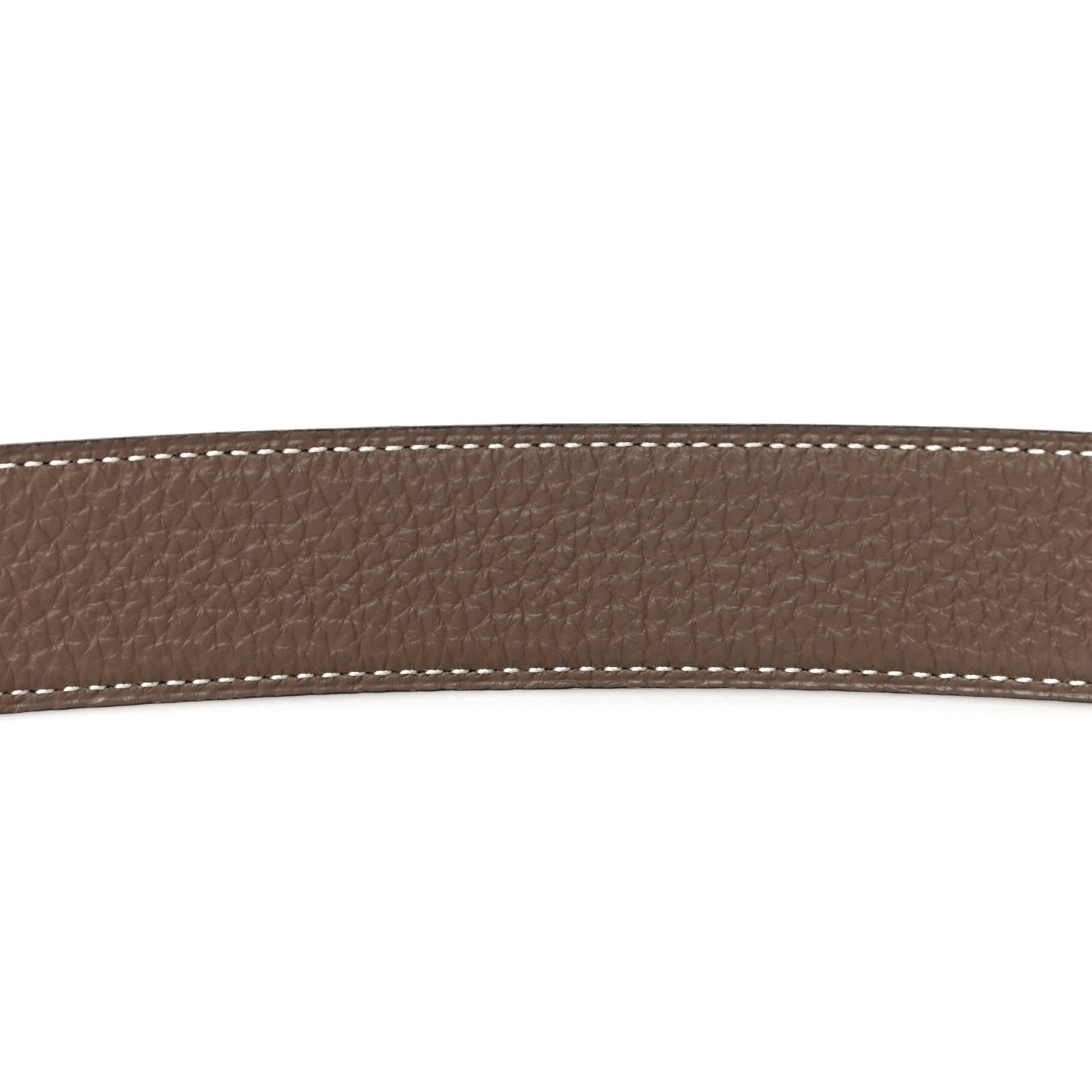 Hermes Box Togo 32mm Quizz H Belt 95 Black Etoupe 6 of 7