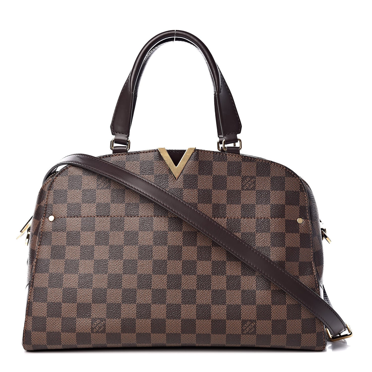 Louis Vuitton Damier Ebene Kensington Bowling Bag 1 of 12