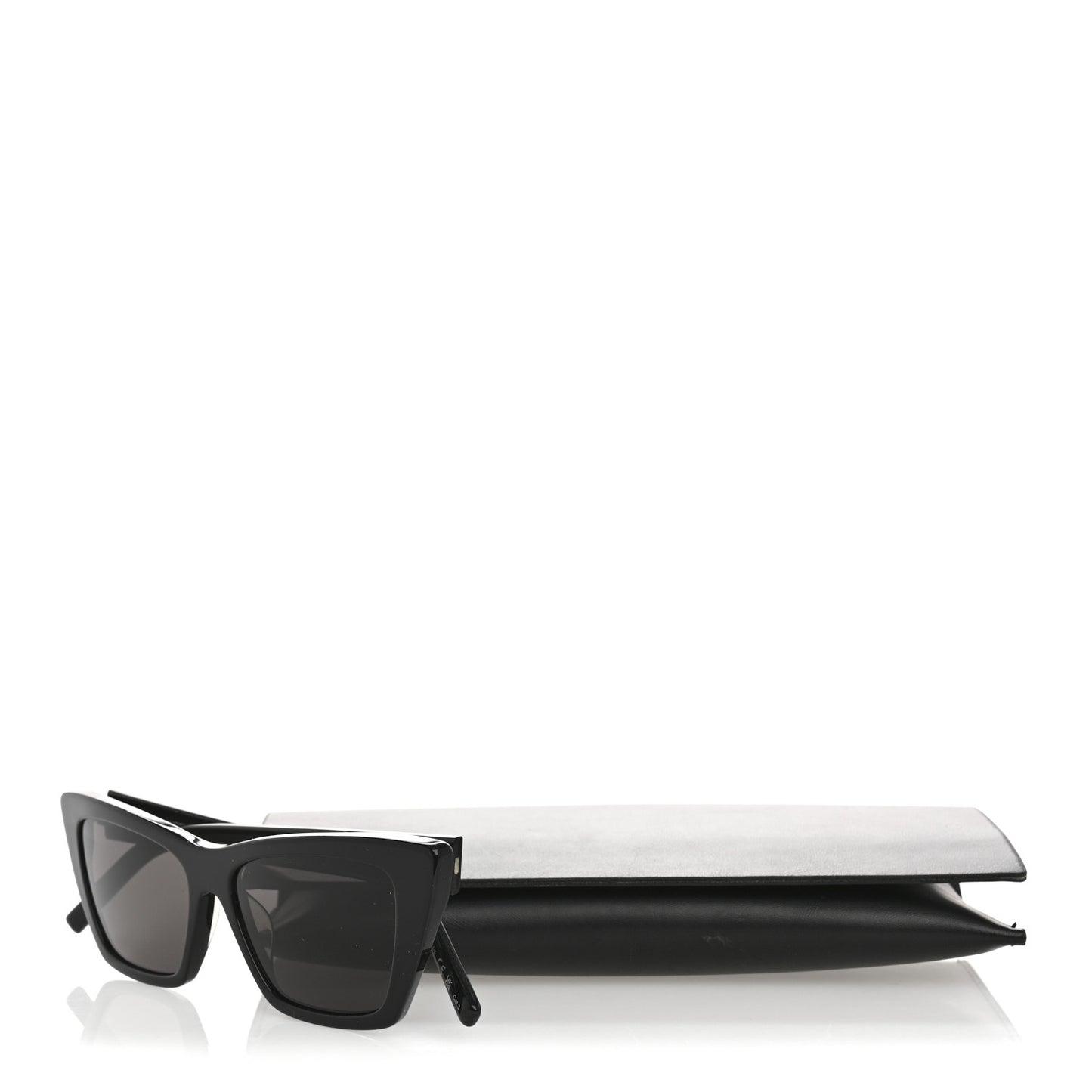 Acetate Mica Cat Eye Sunglasses SL 276 Black