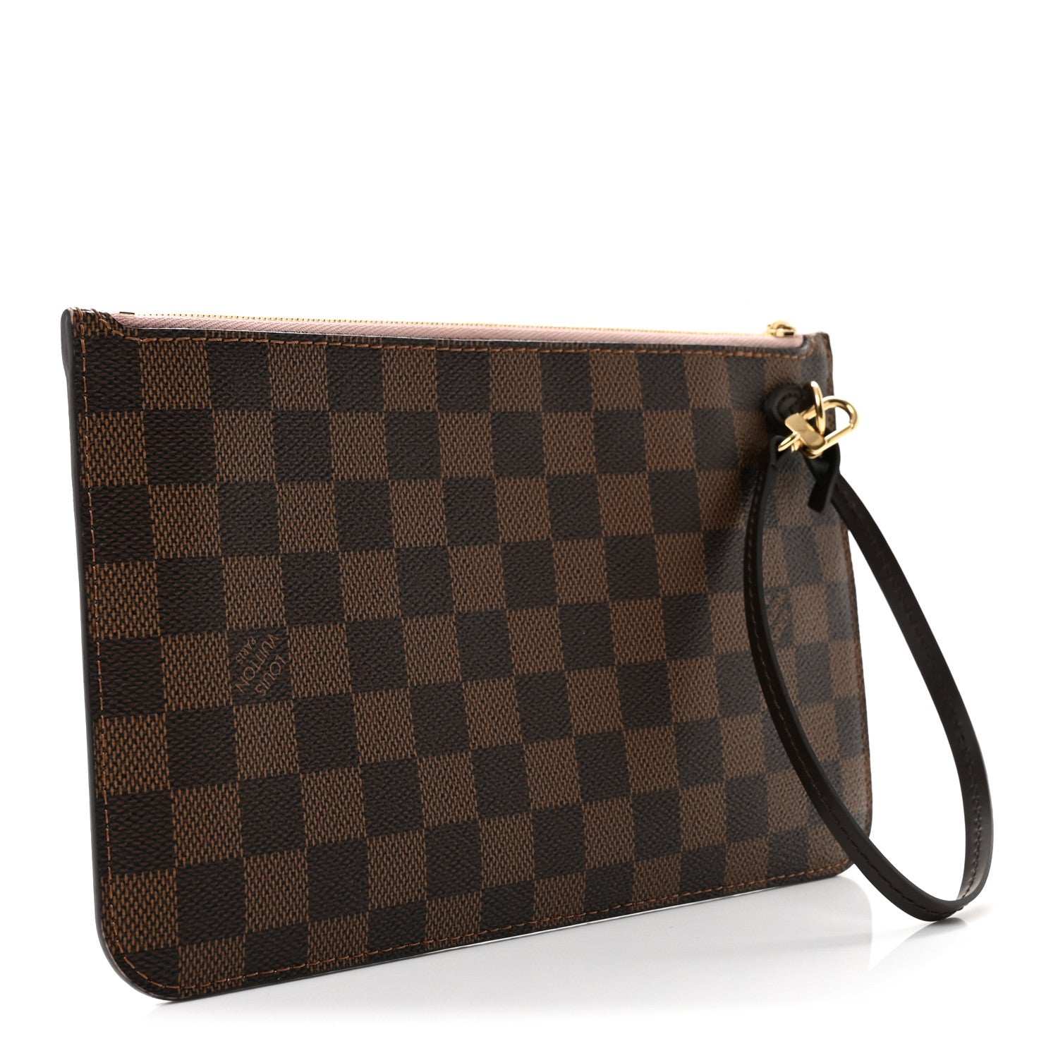 Louis Vuitton Damier Ebene Neverfull MM GM Pochette Rose Ballerine 3 of 6