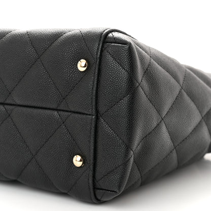 Chanel Caviar Quilted Small Shopping Tote Black 11 of 11